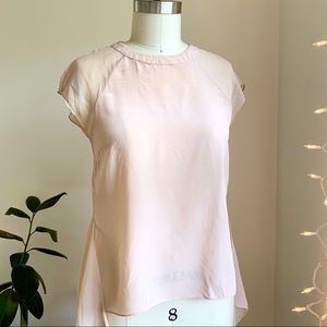 BCBGMAXAZRIA SWING SILK BLOUSE